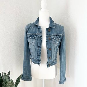 AMERICAN EAGLE cropped denim jacket